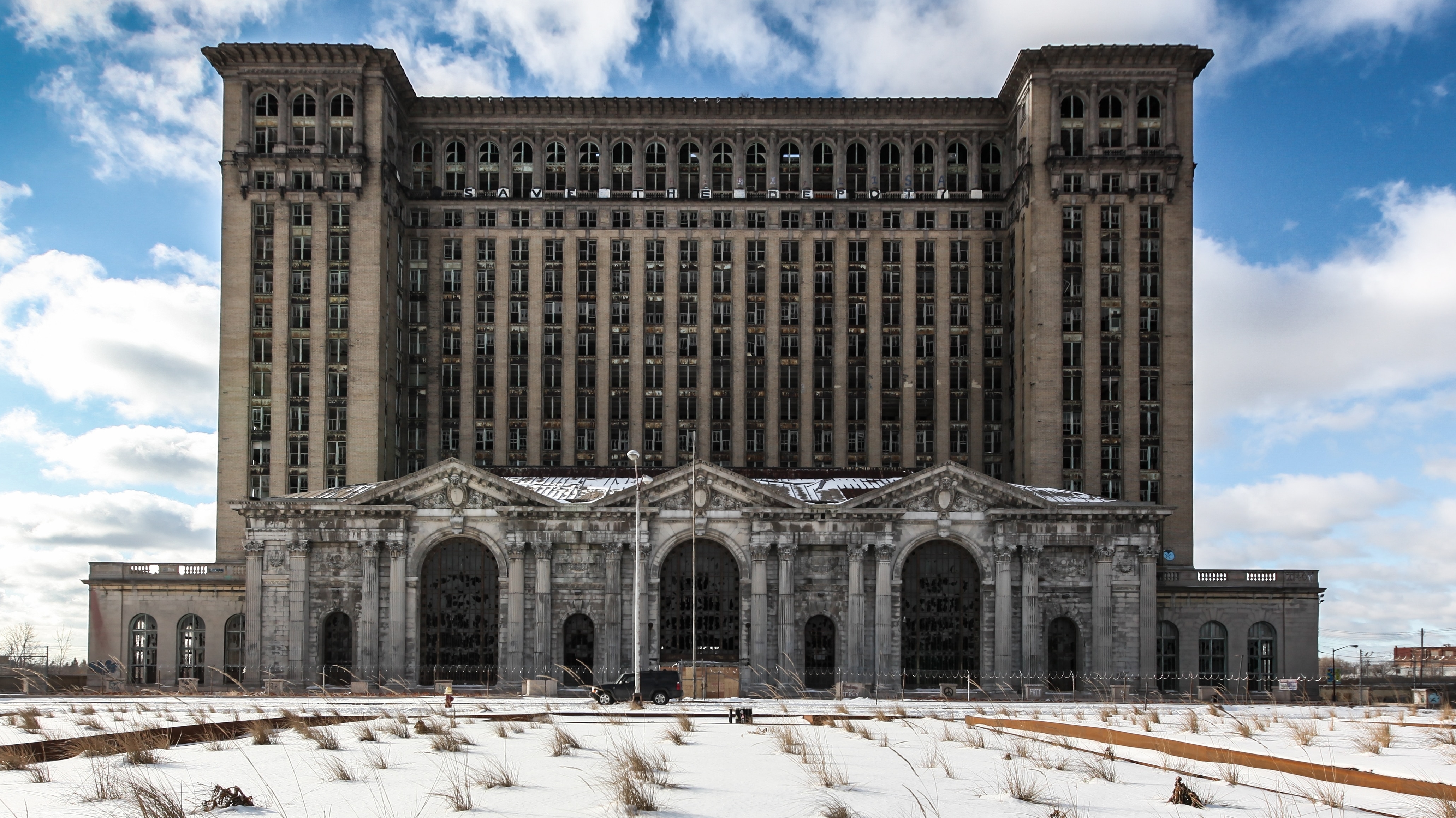 Before the restoration of Michigan Central Station